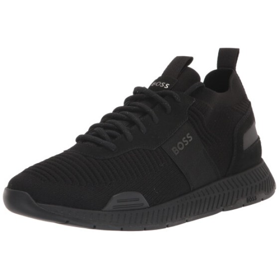 Boss Mash Mix Mix Running Sneaker Minyak Hitam 7